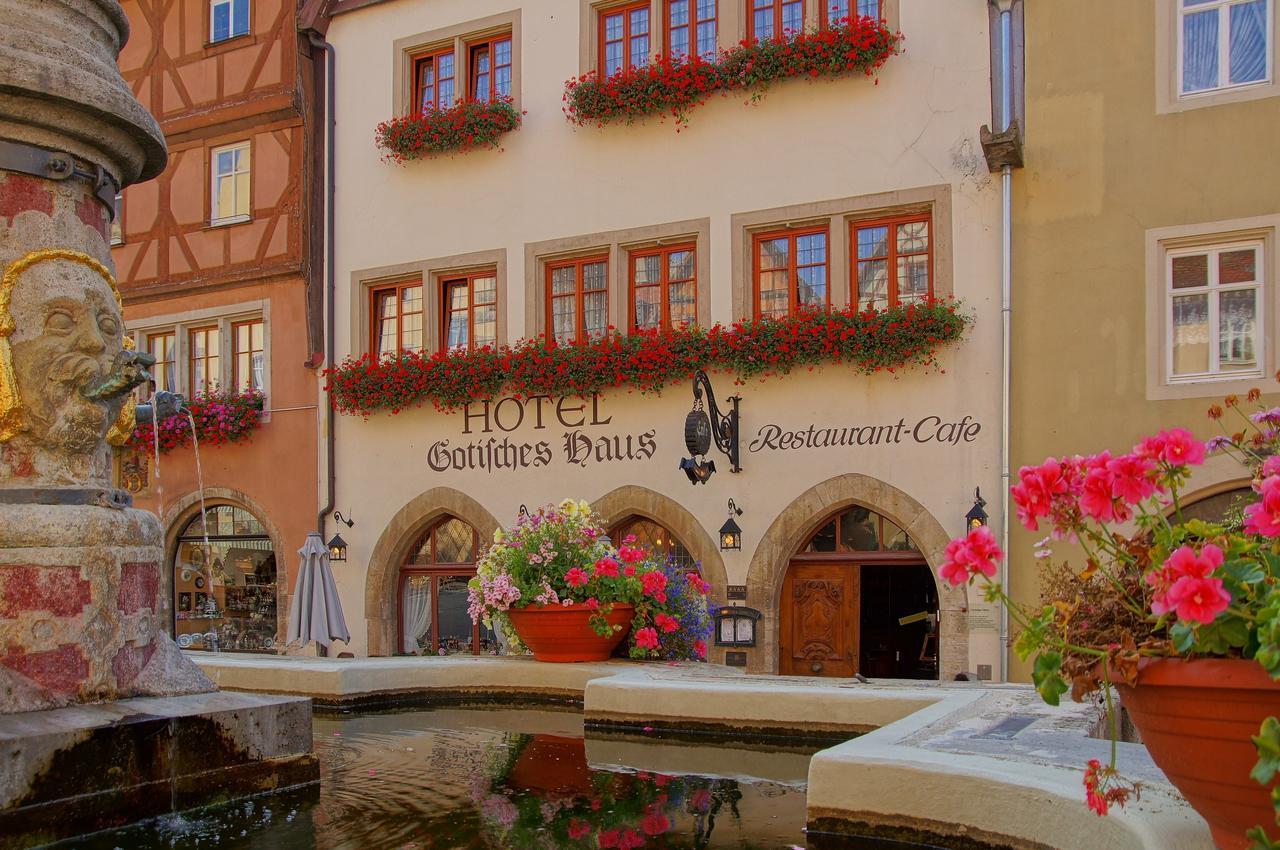Historik Hotel Gotisches Haus Garni Rothenburg ob der Tauber Exterior photo